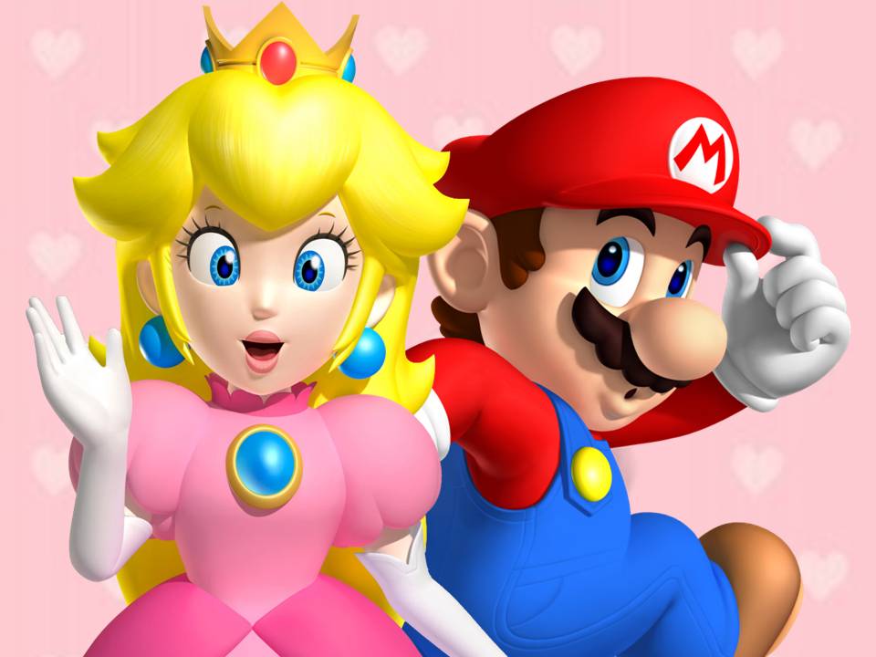 Super Mario und Princess Peach