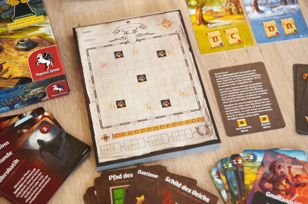 mlle nostalgeek blog boardgames brettspiele game review der Kartograph Pegasus spiele