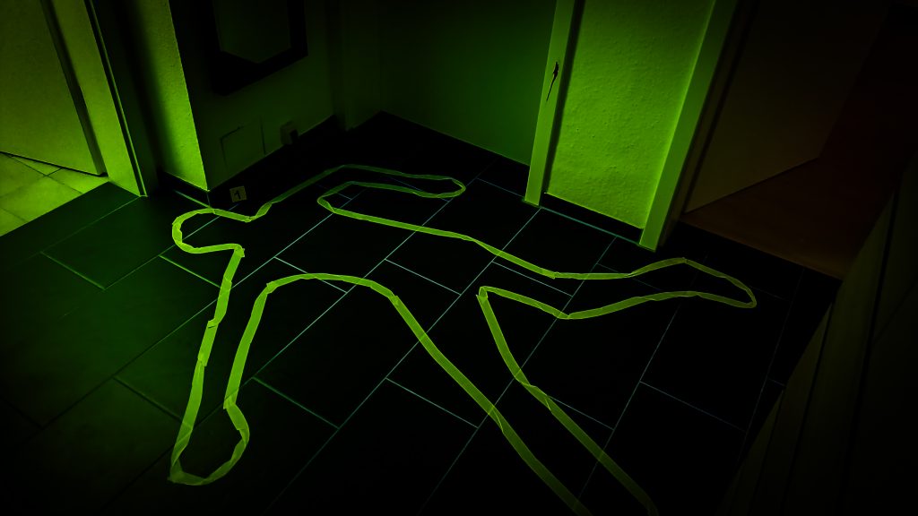 Crime Scene Halloween Party