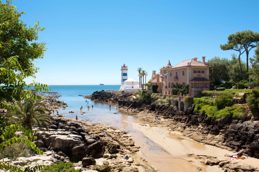 Santa Marta Leuchtturm, Cascais, Lissabon