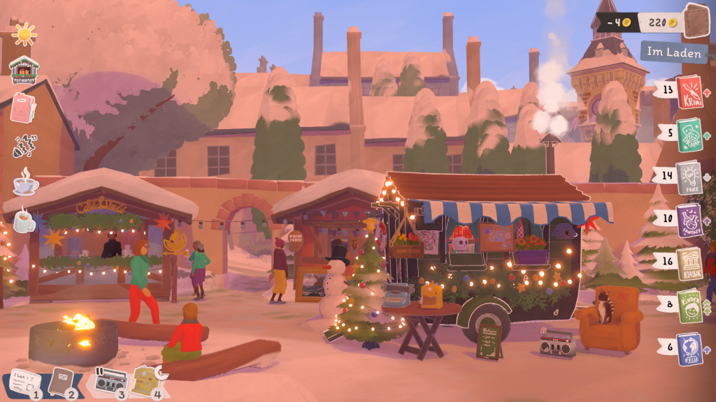 Weihnachtsmarkt in Tiny Bookshop