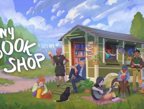 Cosy Game Tiny Bookshop