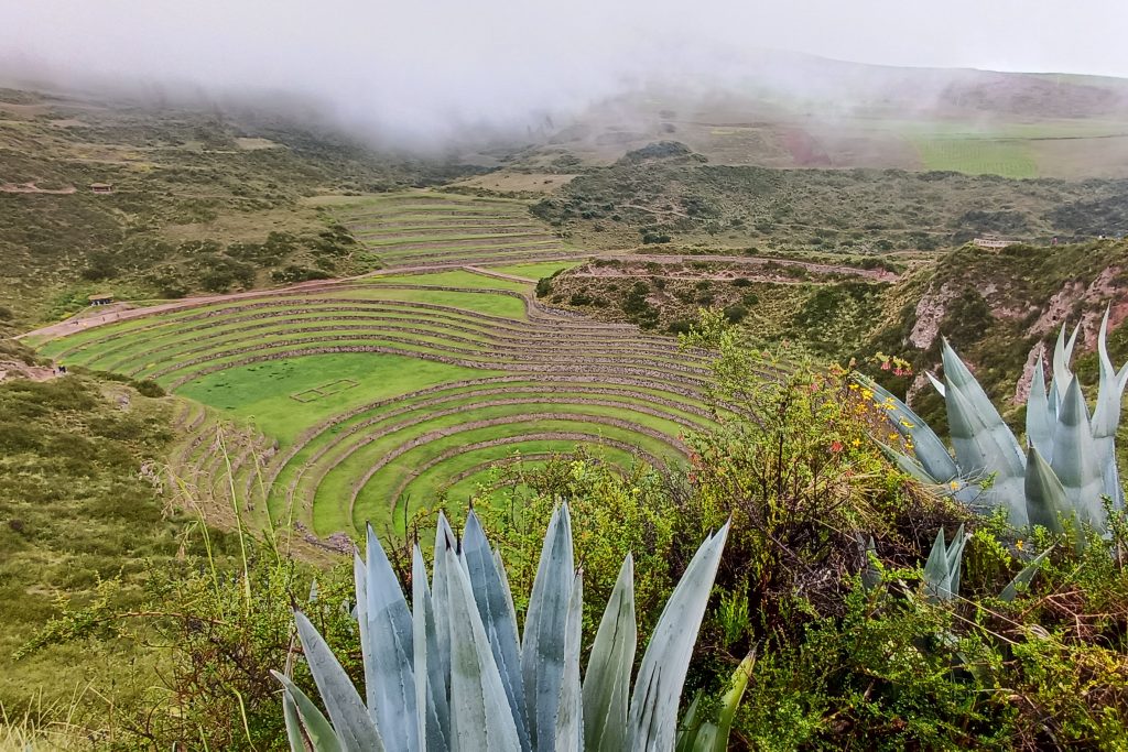Agraranlage in Moray, Hightlight im Sacred Valley, Peru