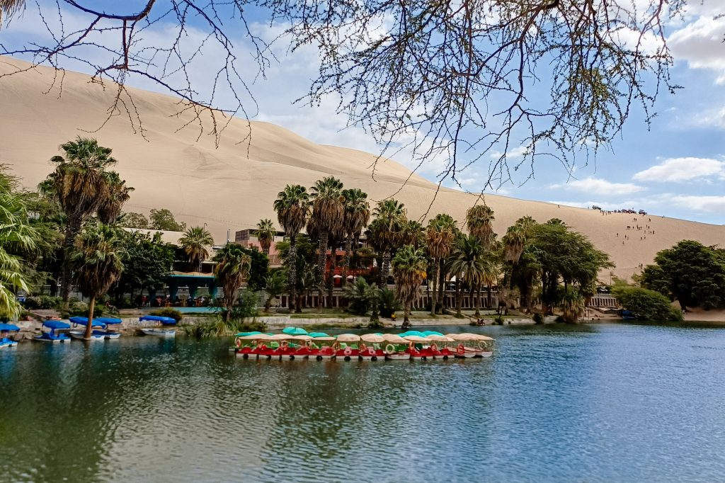 Huacachina Oase in Peru.