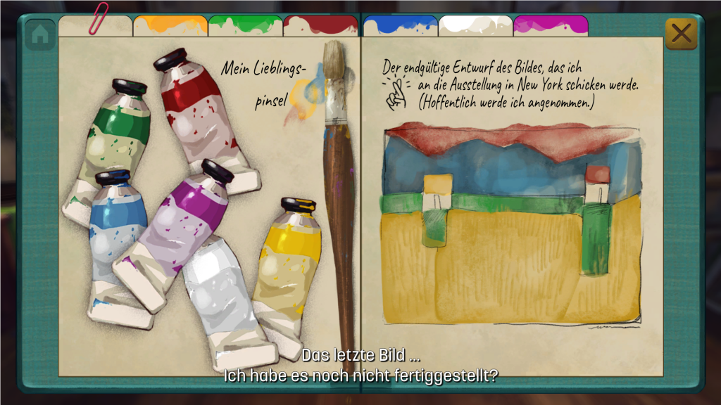 Behind the frame Videospiel