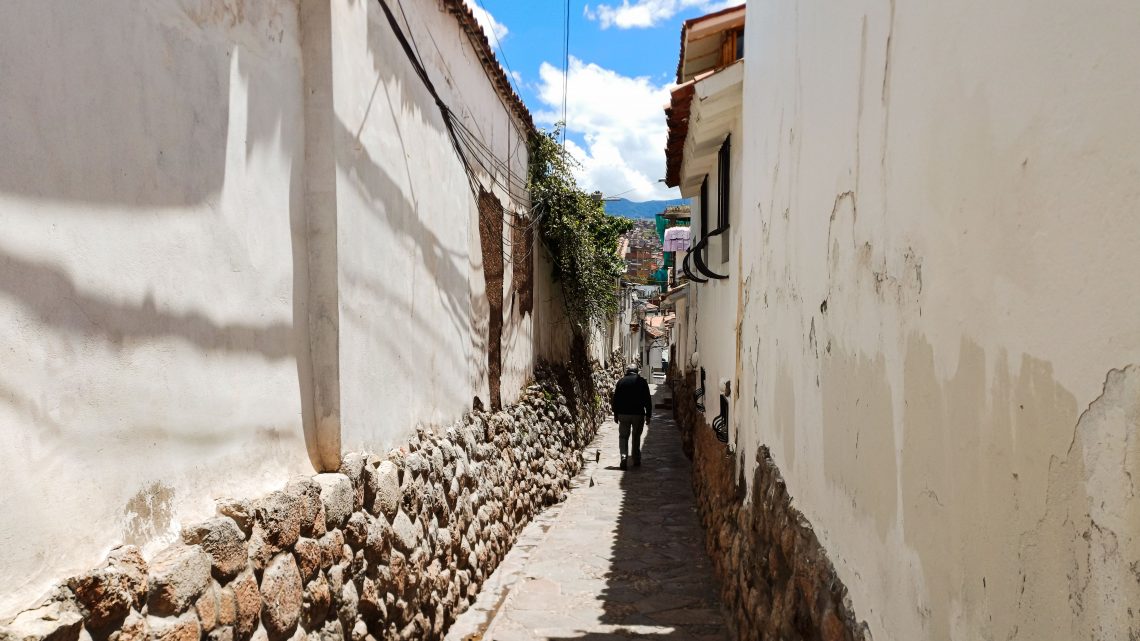 Gasse in Cusco, Peru