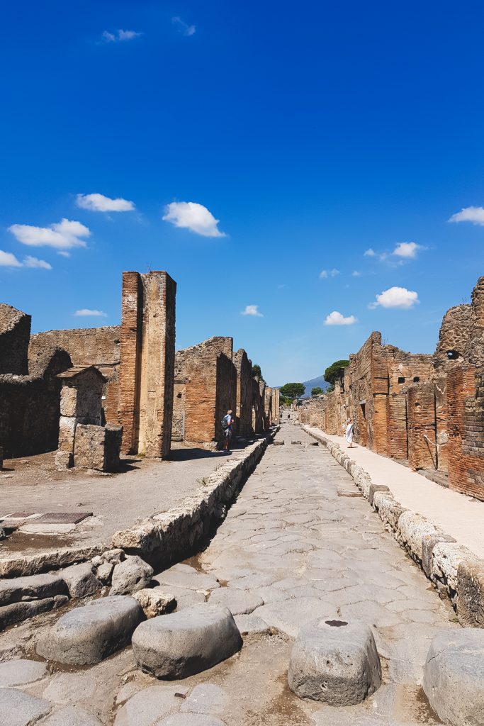Straßen in Pompeji