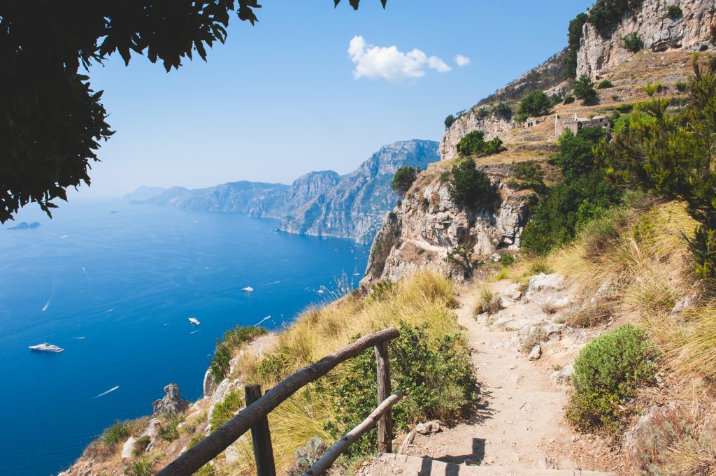 Sentiero degli Dei, oder "Weg der Götter" Wanderweg an der Amalfiküste
