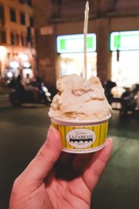 Eis von der Gelateria La Carraia in Florenz