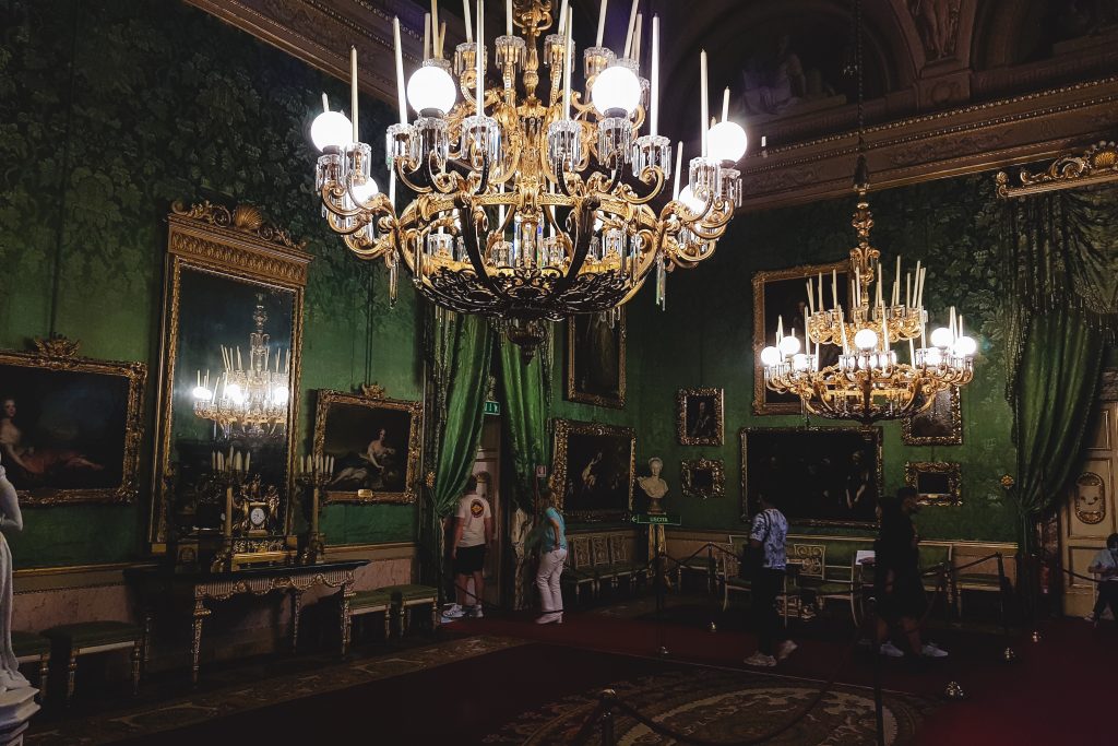 Die Sala Verde im Palazzo Pitti in Florenz