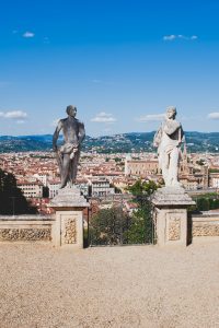 Ausblick von den Bardini-Gärten in Florenz