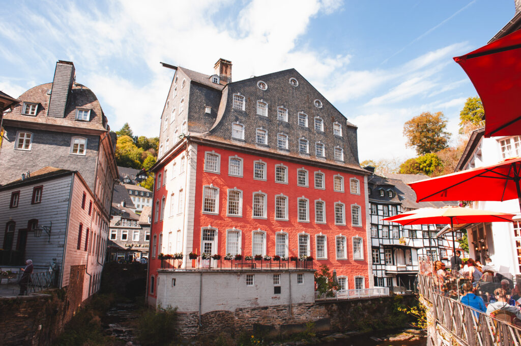 Museum Rotes Haus in Monschau, Deutschland.