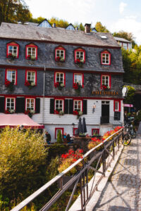 Café Thelen in Monschau, Deutschland.